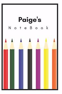 Paige's Notebook