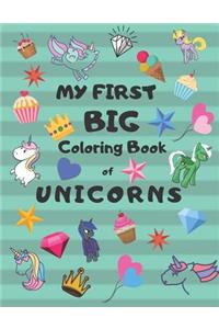 My First Big Coloring Book of Unicorns