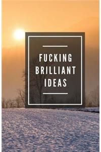 Fucking Brilliant Ideas (Notebook)