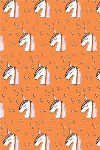 Journal Notebook Sketchy Unicorns Pattern 6