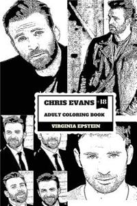 Chris Evans Adult Coloring Book
