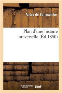 Plan d'Une Histoire Universelle