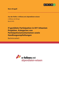 IT-gestützte Partizipation in DIY Urbanism Projekten. Kategorien von Partizipationsmechanismen sowie Handlungsempfehlungen