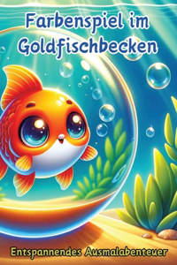 Farbenspiel im Goldfischbecken