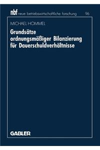 Grundsätze Ordnungsmäßiger Bilanzierung Für Dauerschuldverhältnisse