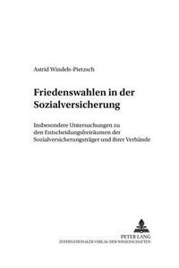 Friedenswahlen in Der Sozialversicherung