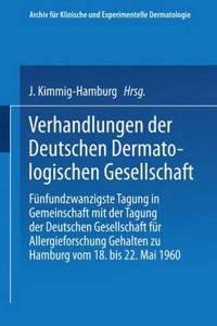 Verhandlungen Der Deutschen Dermatologischen Gesellschaft