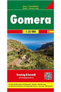 Gomera Road-, Hiking Map 1:35 000