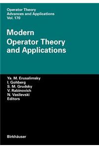Modern Operator Theory and Applications