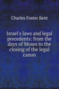 Israel's laws and legal precedents