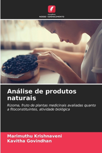 Análise de produtos naturais