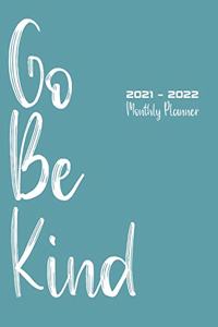2021 - 2022 Monthly Planner
