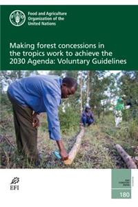 Making Forest Concessions in the Tropics Work to Achieve the 2030 Agenda