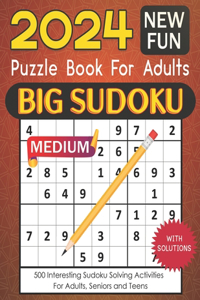 2024 BIG SUDOKU Puzzle Book for Adults