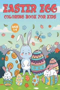 Easter Egg Coloring Book for Kids Ages 1-4