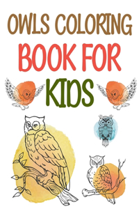 Owls Coloring Book For Kids