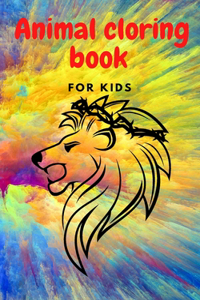 Animal coloring book for kids