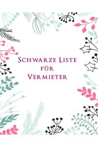 Schwarze Liste für Vermieter