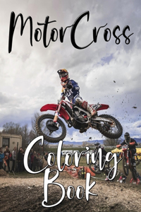 MotorCross Coloring Book