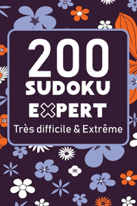 200 Sudoku Expert Très Difficile & Extrême
