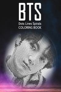 BTS dots lines spirals coloring book