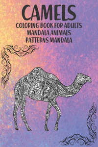 Coloring Book for Adults Patterns Mandala Animals - Camels