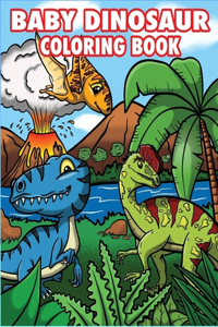 Baby Dinosaur Coloring Book