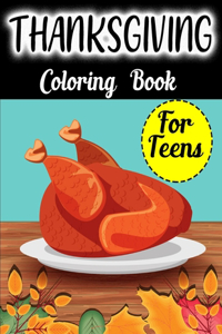 Thanksgiving Coloring Book For Teens
