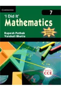 I Did It Mathematics 7