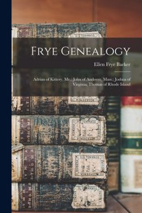 Frye Genealogy