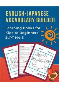 English-Japanese Vocabulary Builder Learning Books for Kids to Beginners JLPT N4-5