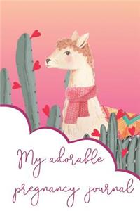 My Adorable Pregnancy Journal