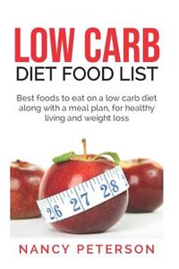 Low Carb Diet Food List