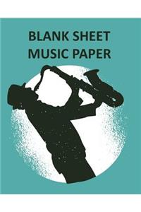 Blank Sheet Music Paper: Manuscript Notebook for Beginners and Kids