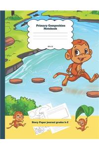 Primary Composition Notebook Story Paper Journal Grades K-2