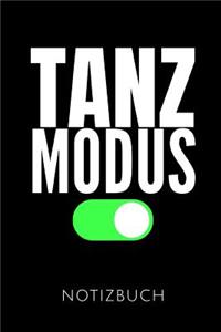Tanz Modus Notizbuch