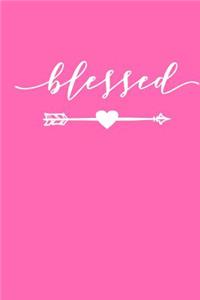 Blessed: 6x9 Portable Christian Notebook with Christian Quote: Inspirational Gifts for Religious Men & Women (Christian Notebooks)