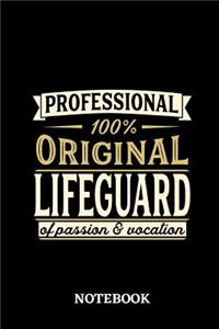 Professional Original Lifeguard Notebook of Passion and Vocation