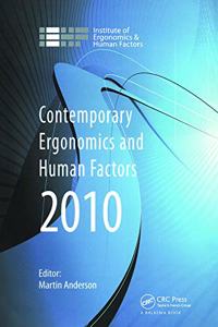 Contemporary Ergonomics and Human Factors 2010