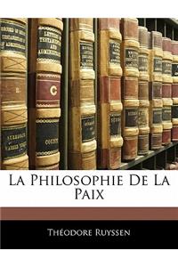 Philosophie De La Paix