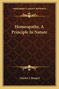 Homeopathy, a Principle in Nature