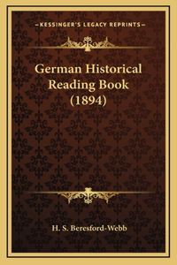 German Historical Reading Book (1894)