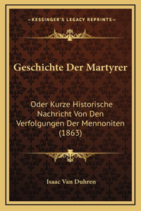 Geschichte Der Martyrer