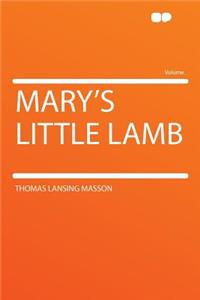 Mary's Little Lamb