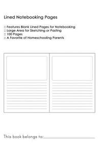 Lined Notebooking Pages