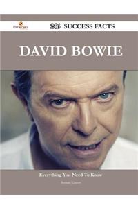 David Bowie 246 Success Facts - Everything You Need to Know about David Bowie