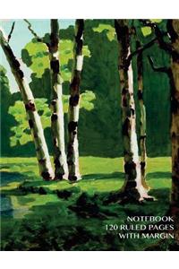 Notebook 120 Ruled Pages with Margin