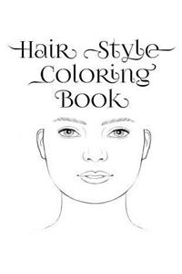 Hair Styling Coloring Book