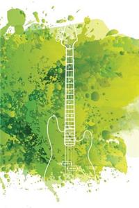 Guitar in Green Notebook