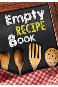 Empty Recipe Book